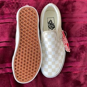 Vans checkerboard classic slip on